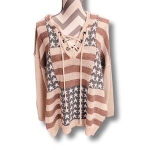 American Flag Sweater